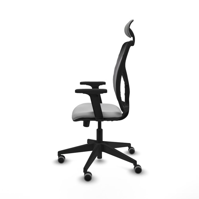 PIQUERAS Y CRESPO Silla de oficina Motilla con mecanismo Sincro/Traslack, Gris claro y Negro PIQUERAS Y CRESPO Silla de oficina Motilla con mecanismo Sincro/Traslack, Gris claro y Negro