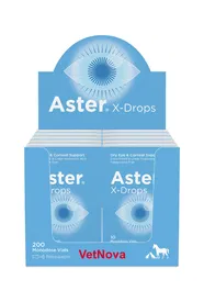 Vetnova X-Drops 200 Monodosis Ec con Ácido Hialurónico Reticulado y Lineal para Ojo Seco, Hidratación y Lubricación Intensiva