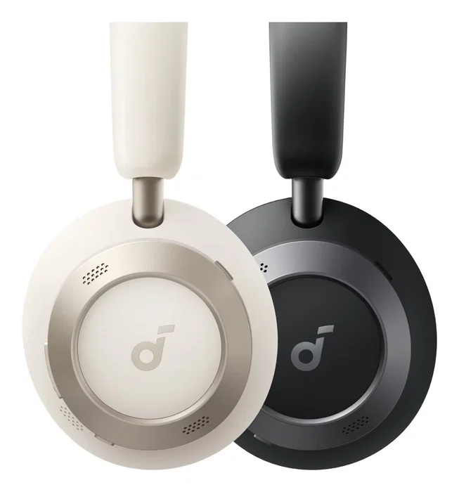 Anker Soundcore Space One Pro Auriculares Diadema Inalámbricos Bluetooth con Cancelación Activa de Ruido (ANC) - Hasta 60h Autonomía - Color Blanco Cream
