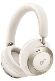 Anker Soundcore Space One Pro Auriculares Diadema Inalámbricos Bluetooth con Cancelación Activa de Ruido (ANC) - Hasta 60h Autonomía - Color Blanco Cream
