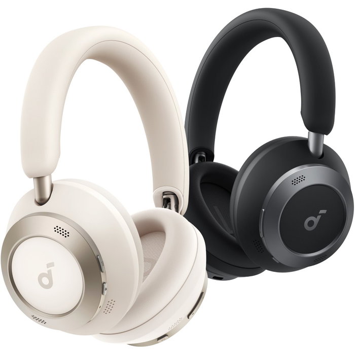 Anker Space One Pro Auriculares Inalámbricos con Cancelación de Ruido Activa y Micrófono Integrado, Blanco