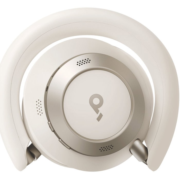 Anker Space One Pro Auriculares Inalámbricos con Cancelación de Ruido Activa y Micrófono Integrado, Blanco