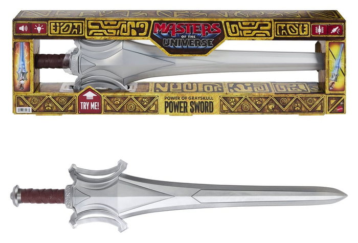 Masters of the Universe 2026 Movie Réplica Juego de Rol Powers of Grayskull Espada *Edición Alemán*