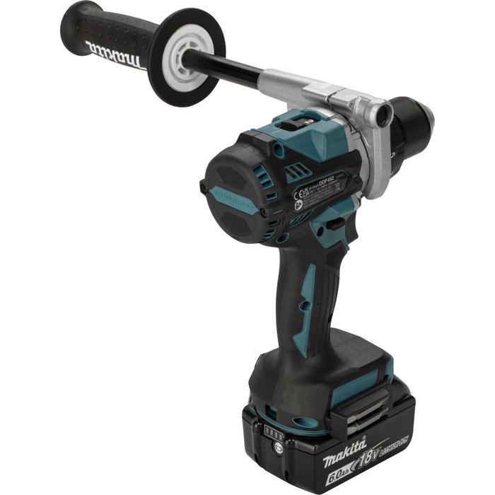 Makita DDF492RG3J Atornillador de batería con 3 baterías de 6.0 Ah Makita DDF492RG3J Atornillador de batería con 3 baterías de 6.0 Ah