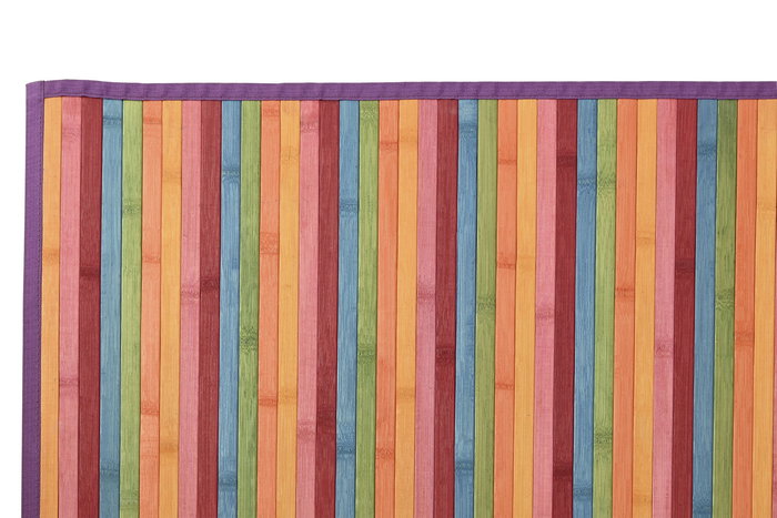 DKD Home Decor Alfombra Bamboo carpets 25 Urban Multicolor 200 x 140 cm (2 Unidades)