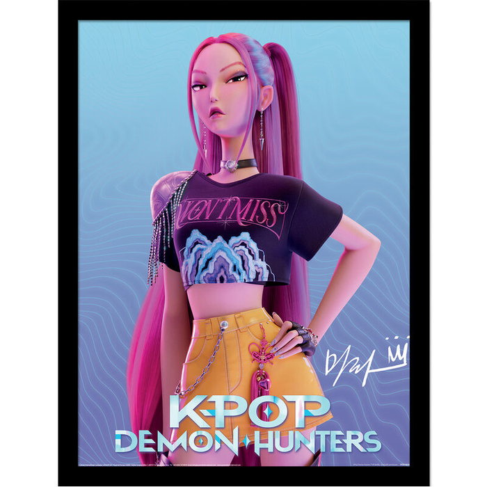 PYRAMID Cuadro KPop Mira Demon Hunters 30x40cm PYRAMID Cuadro KPop Mira Demon Hunters 30x40cm