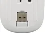 Generico Ratón Inalámbrico Recargable 2 en 1 Bluetooth + USB 2.4G 1600 DPI Blanco