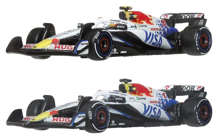 Mattel Hot Wheels Premium Pack de 2 Vehículos Die-Cast 1:64 Team Visa Cash App Racing Bulls Mattel Hot Wheels Premium Pack de 2 Vehículos Die-Cast 1:64 Team Visa Cash App Racing Bulls