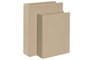 DKD Home Decor Set de 2 Cajas Libro Tapizadas en Lino Beige