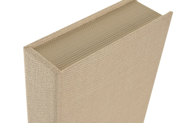 DKD Home Decor Set de 2 Cajas Libro Tapizadas en Lino Beige DKD Home Decor Set de 2 Cajas Libro Tapizadas en Lino Beige