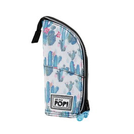 Oh My Pop Estuche Portatodo Vertical Cactus Verde