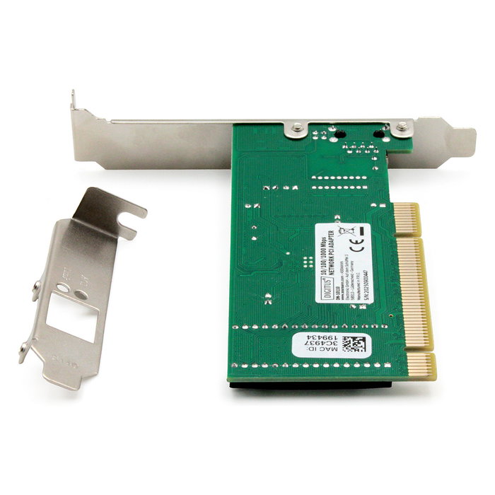 Digitus Tarjeta de Red Gigabit Ethernet PCI Express RJ45 Interna 1000 Mbit/s
