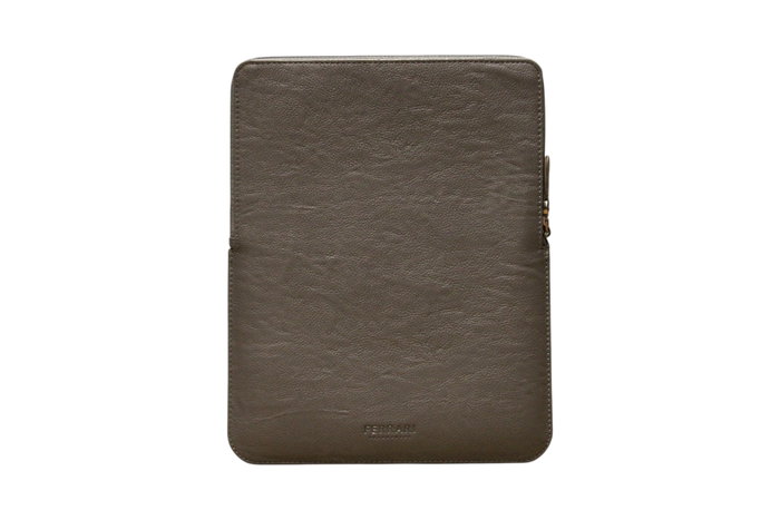 Cavallino, Bolso de cuero, Funda para iPad, Negro, Unisex