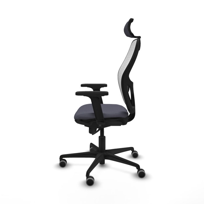 PIQUERAS Y CRESPO Silla de oficina Jorquera Gris y Blanca