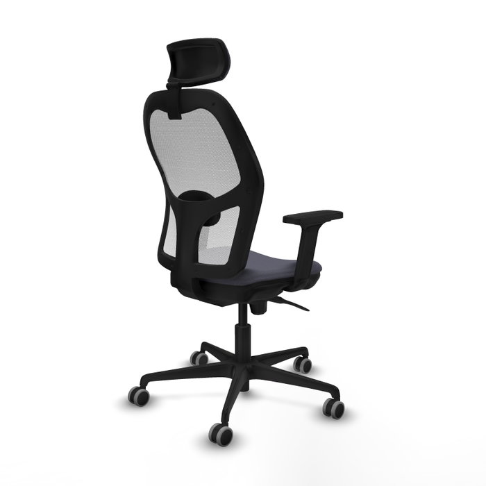 PIQUERAS Y CRESPO Silla de oficina Jorquera Gris y Blanca