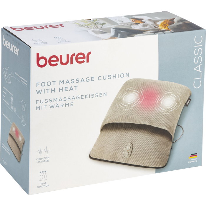 Beurer FM 28 Cojín de Masaje para Pies con Calor en Beige