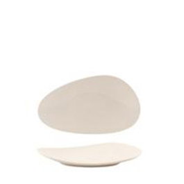 Summa Danza Plato Llano Abstract Marfil (Set de 6) de 17x10 cm