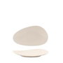Summa Danza Plato Llano Abstract Marfil (Set de 6) de 17x10 cm