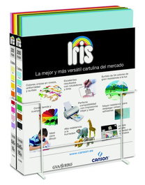 Cartulina 50X65 Cm Iris 185G Cajas Expositoras 2X200 Uds(15 Colores) Contenido Sin Soporte