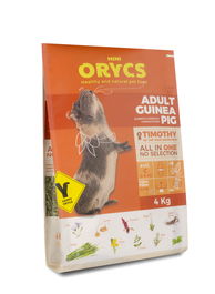 Miniorycs Alimento Adulto Cobaya 4kg con Vitamina C y Heno de Timothy