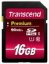 Transcend Tarjeta de Memoria SDHC 16GB UHS-I Clase 10
