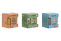 DKD Home Decor Vela Multicolor 8 x 8 x 8 cm (6 Unidades)
