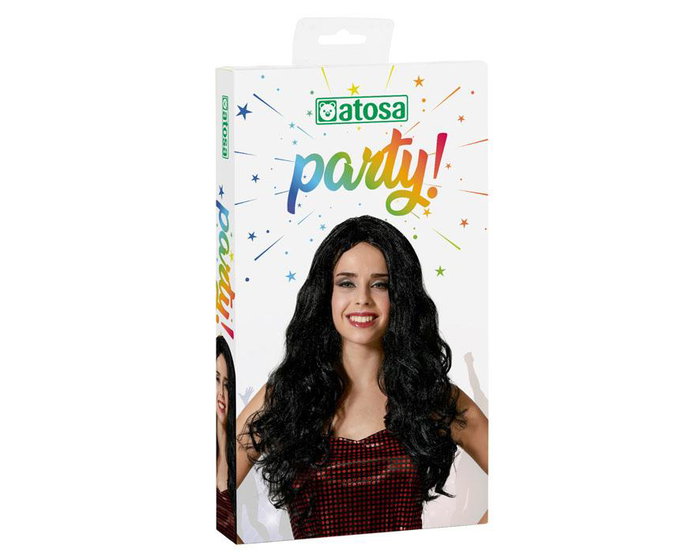 Peluca Larga Ondulada Morena