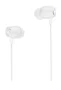 Aiwa Auriculares Intrauditivos ESTM-20WT con Micrófono, Cable Jack 3.5 mm, Sonido de Alta Calidad, Blancos - Incluye 3 Pares de Almohadillas de Silicona (S, M, L)