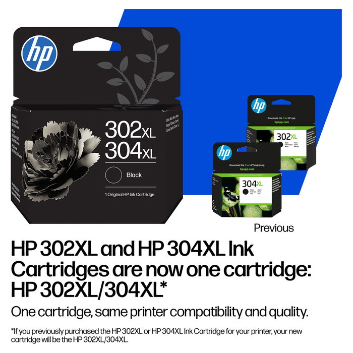 HP Cartucho de Tinta Original 302XL/304XL Negro High Yield (XL)展开 HP Cartucho de Tinta Original 302XL/304XL Negro High Yield (XL)展开