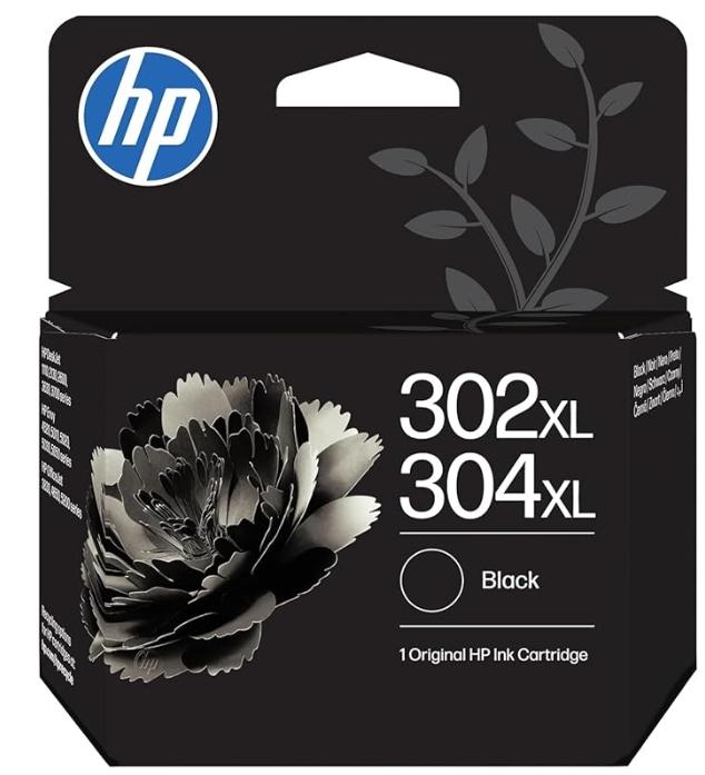 HP Cartucho de Tinta 302XL/304XL Negro HP Cartucho de Tinta 302XL/304XL Negro