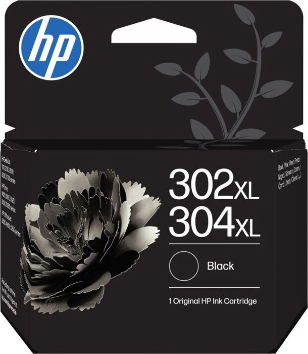 HP Cartucho de Tinta 302XL/304XL Negro HP Cartucho de Tinta 302XL/304XL Negro