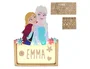 Wondee Lámpara Personalizable de Madera Frozen - Luz LED 60 Lm, Alimentación por Batería