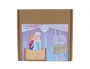 Wondee Lámpara Personalizable de Madera Frozen - Luz LED 60 Lm, Alimentación por Batería