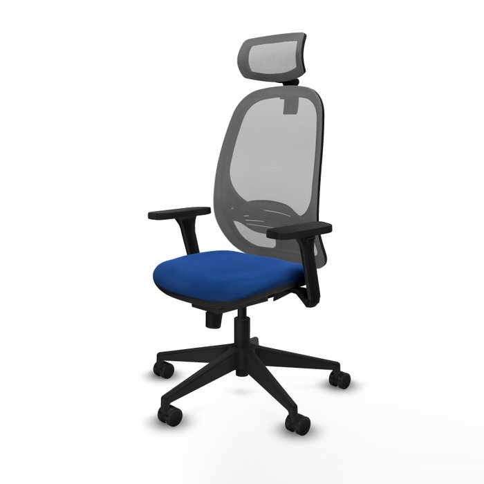 PIQUERAS Y CRESPO Silla de oficina Cilanco con Mecanismo Sincro Azul y Gris PIQUERAS Y CRESPO Silla de oficina Cilanco con Mecanismo Sincro Azul y Gris