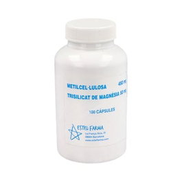 ESTEL-FARMA Metilcelulosa Trisilicato Magnesio Cápsulas, 100 unidades