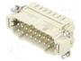 HARTING Han ES 16B PE-CC Male plantilla de contacto