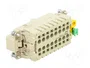 HARTING Han ES 16B PE-CC Male plantilla de contacto