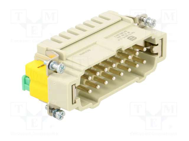 HARTING Han ES 16B PE-CC Male plantilla de contacto HARTING Han ES 16B PE-CC Male plantilla de contacto