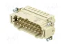 HARTING Han ES 16B PE-CC Male plantilla de contacto
