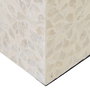 Portavelas Beige Nácar-Mdf Decoración 10,50 X 10,50 X 16 cm (Set de 2)