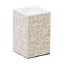 Portavelas Beige Nácar-Mdf Decoración 10,50 X 10,50 X 16 cm (Set de 2)
