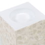 Ixia Portavelas Beige Nácar-MDF Decoración