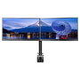 iiyama DS1002C-B1 Soporte para Doble Monitor de Escritorio Negro
