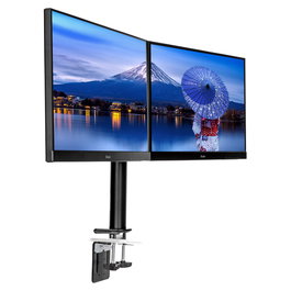 Iiyama DS1002C-B1 Soporte Escritorio Dual Monitor 2x10kg 75x75/100x100 VESA 25.4-76.2cm Negro