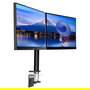 Iiyama DS1002C-B1 Soporte Escritorio Dual Monitor 2x10kg 75x75/100x100 VESA 25.4-76.2cm Negro