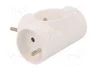 PAWBOL Conector de alimentación AC divisor 2P+PE blanco