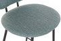 DKD Home Decor Taburete de Poliéster y Metal Verde