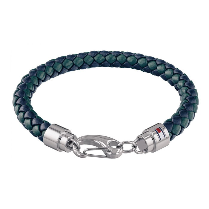 Tommy Hilfiger Pulsera de Cuero Verde 2790045 Tommy Hilfiger Pulsera de Cuero Verde 2790045