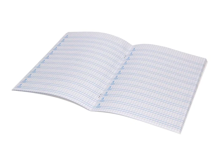 Liderpapel Libreta Pautada Cuadriculada 4mm 32 Hojas A5 70g Cartoncillo