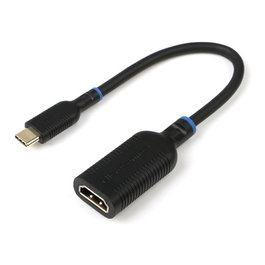 MicroConnect Adaptador USB-C macho a HDMI hembra, 0,2 m, Negro